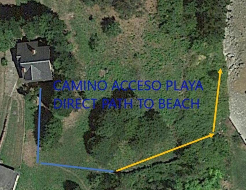 וילאביצ'יוסה La Villa De Maria I Playa Beach El Puntal Asturias מראה חיצוני תמונה