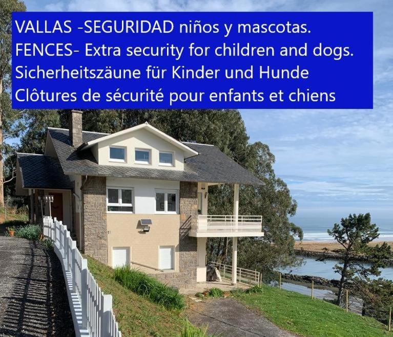 וילאביצ'יוסה La Villa De Maria I Playa Beach El Puntal Asturias מראה חיצוני תמונה