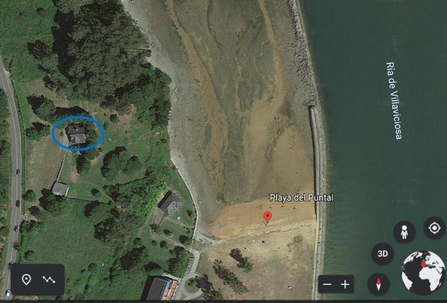 וילאביצ'יוסה La Villa De Maria I Playa Beach El Puntal Asturias מראה חיצוני תמונה